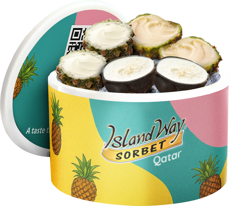 Island Way Sorbet Ice Cream Mini Majlis – 5Pcs