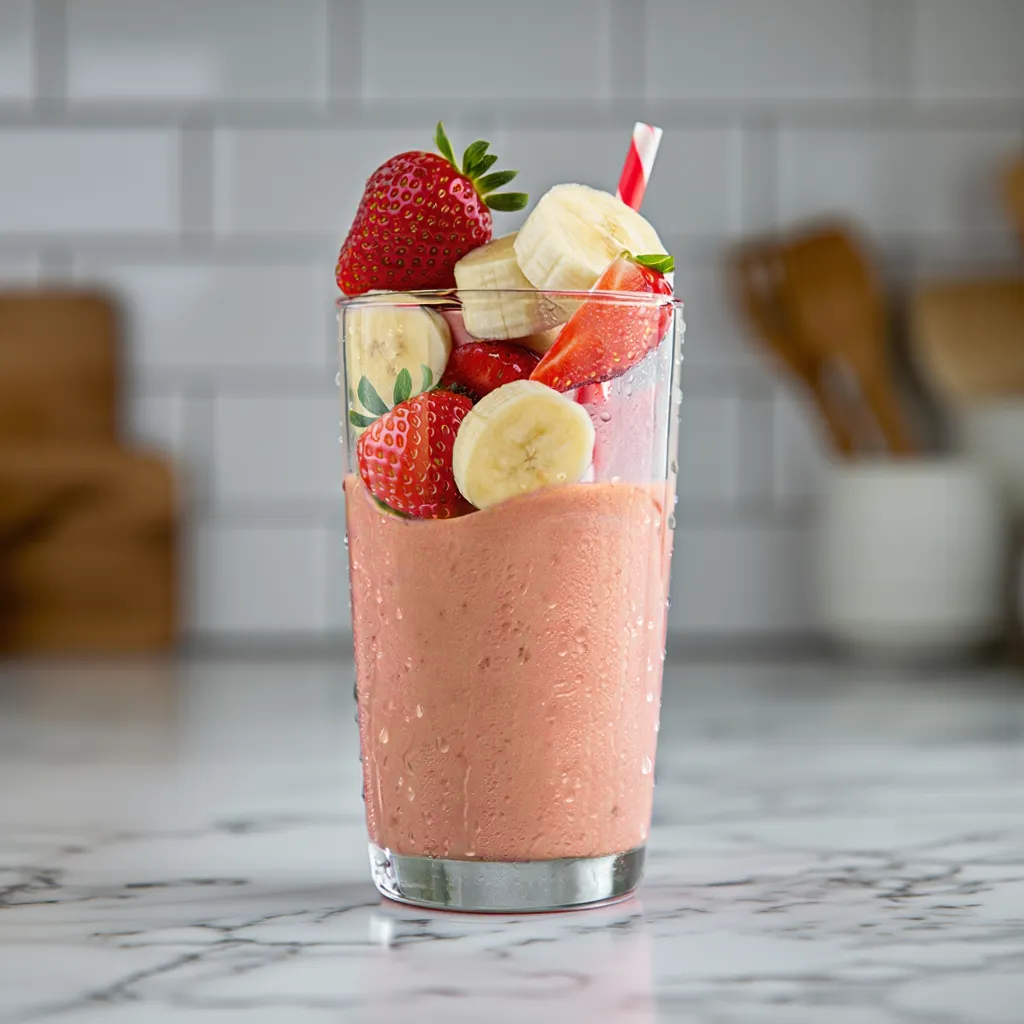 Strawberry Split Smoothie